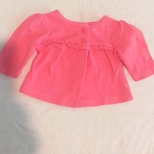 Girls pink cotton top